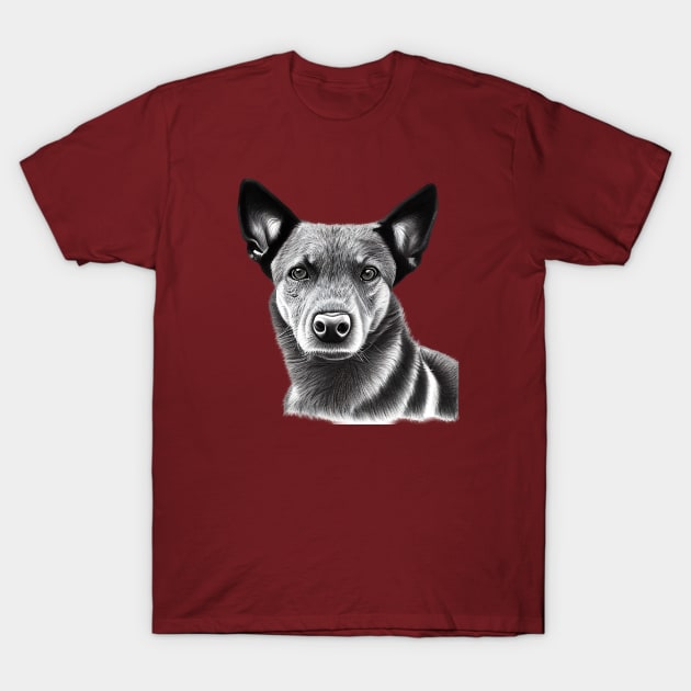 Australian Stumpy Tail Cattle Dog T-Shirt by KayBee Gift Shop